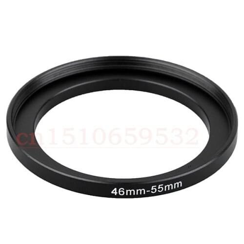 With Tracking number 10pcs Black Step Up Filter Ring Lens Ring 46mm to 55mm 46mm -55mm 46-55mm