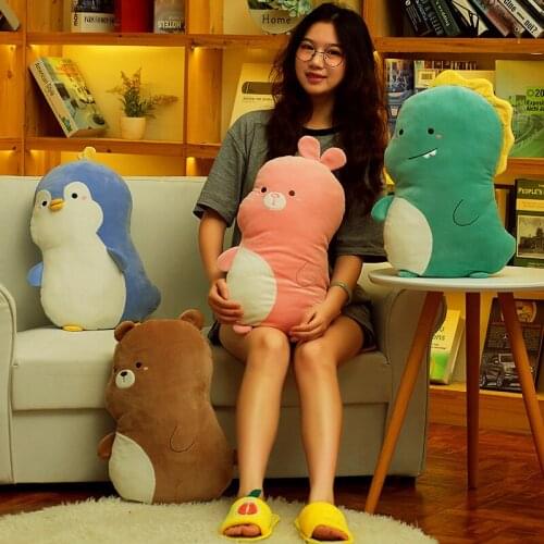 Cute Creative Cartoon Forest Animal Bedside Doll Pillow Doll Nap Pillow