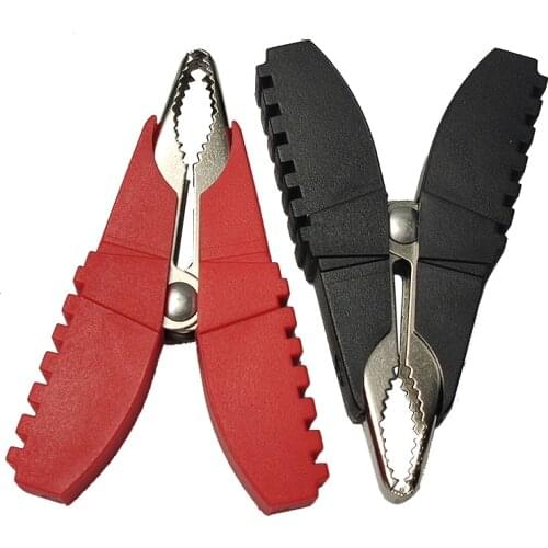 JKM 4PCS Motorcycle battery clip butterfly clip solar panel charging clip 12-24V DIY for connecting the battery