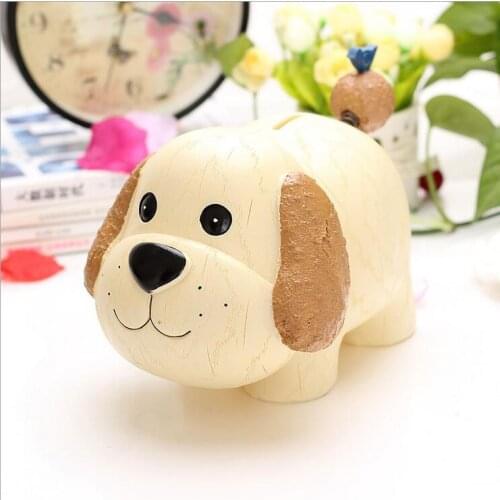 Zodiac cattle pig dog piggy bank little brown cow piggy bank beautiful birthday gift