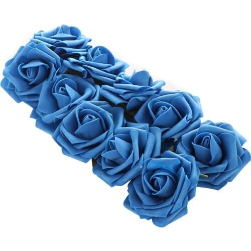 10Pcs Rose Flowers Head Party Wedding Bridal Decoration
