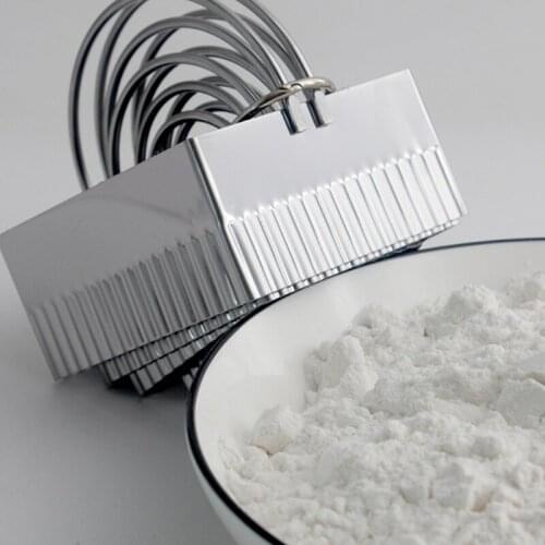 C5AD 5 Pcs Square Biscuit Cutters with Handle Stainless Steel Cake Decoration Mold