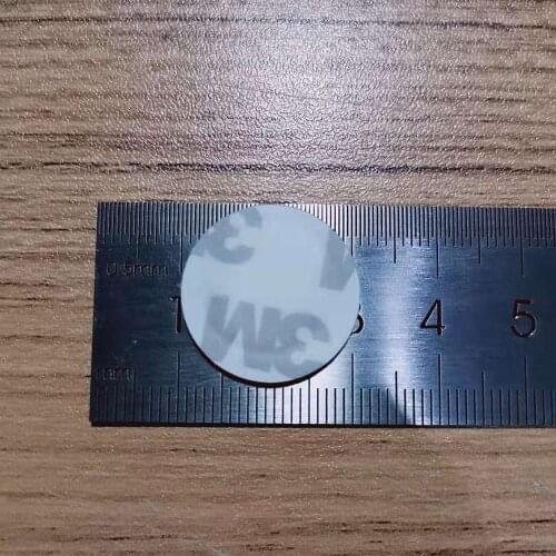 For Cadillac 2 pcs 20.5mm Aluminum Round Car Key Shell Smart Remote Card Emblem Symbol Sticker Logo