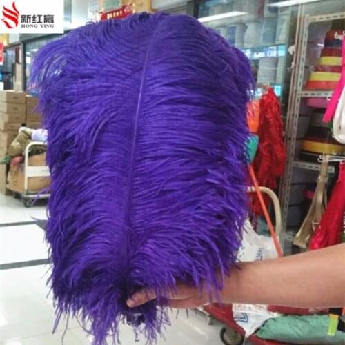 Big pole 10 PCS natural purple ostrich feather 65-70 cm/26-28 inches ostrich feather for wedding decorations high quality plume