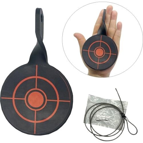 Dia 8cm Shooting Target Stainless Steel Target Hunting Catapult Paintball Archery Bow Training Target Hunting Accessories