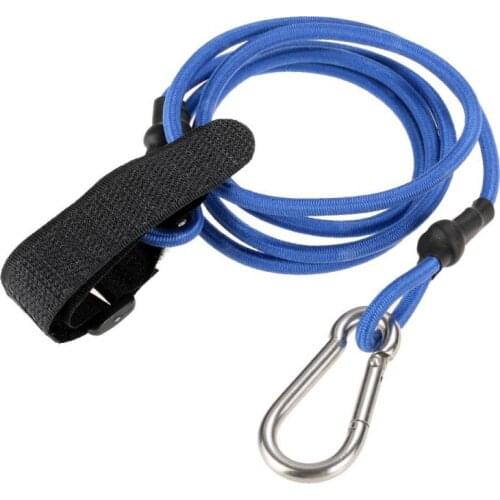 4mm Thick Long Kayak Safety Rod Leash Fishing Rod / Paddle Leash Survival Paracord Bungee Cord