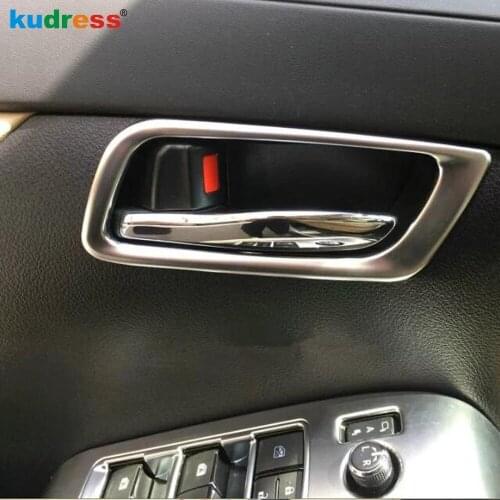 For Toyota Alphard Vellfire 2016 2017 2018 Car Interior Front Door Handle Cover Trim Door Bowl Stickers Decoration Car Styling