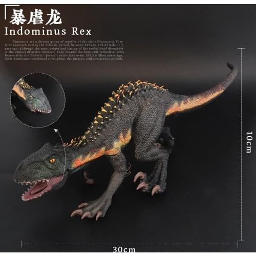 Prehistoric Jurassic Dinosaurs World Indominus rex Big Size Animals Model Action Figures PVC High Quality Toy For Kids Gift