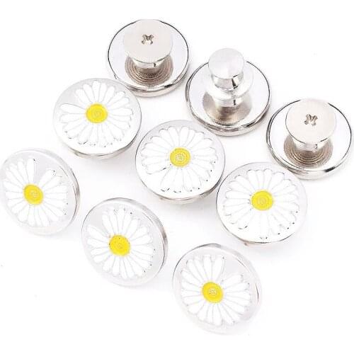 Jeans Buttons High-end Charm Fashion Waist Adjustable Trousers Big Change Small Nail-free