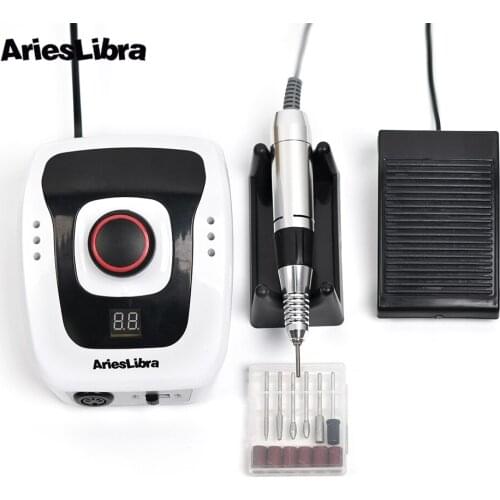 30000RPM Electric Nail Drill 30W Machine Pedicure Machine Manicure Apparatus Remove Nail Polish Nail Electric Drill Nail Tools