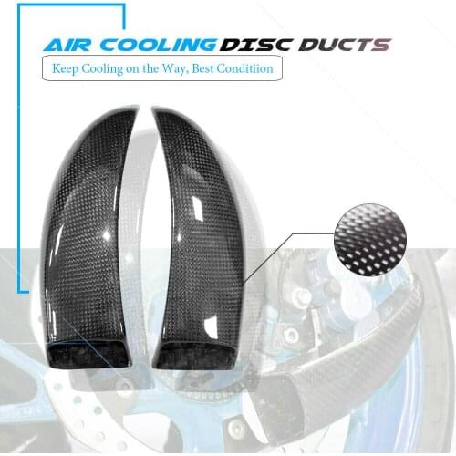 Carbon Fiber Air Ducts Brake Cooling Mounting kit Air Cooling Ducts System For for DUCATI MULTISTRADA 1200 GRANTURISMO