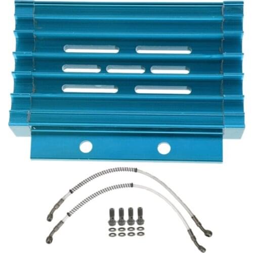 Motorcycle Oil Cooler Oil Radiator Kit Aluminum Alloy for 50CC 70CC 110CC 150CC 250CC Motorcycle ATV PIT BIKES