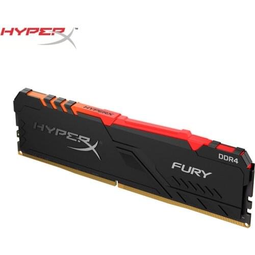 HyperX FURY DDR4 RGB Memory Single Module 2666MHz 3000MHz 3200MHz Desktop computer RAM 8GB 16GB HyperX Infrared Sync Technology