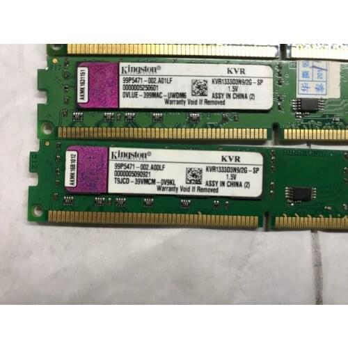Kingston kvr1333d3n9 / 2g-sp original DDR3 frequency desktop 2G memory module