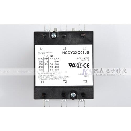 24V 90A HCDY3XQ09JS large load plasma cutting machine welding machine American three-phase AC contactor