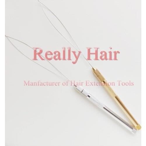 10pcs ventilation needles for lace wig,crochet weaving needles for micro loop hair extension Available in gold and silver