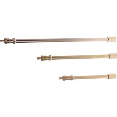 Tire Valve Stem Brass Metal Tire Valve Extension For Moto Truck Motorcycle Car 100mm/ 140mm/150mm/200mm Car Accessories