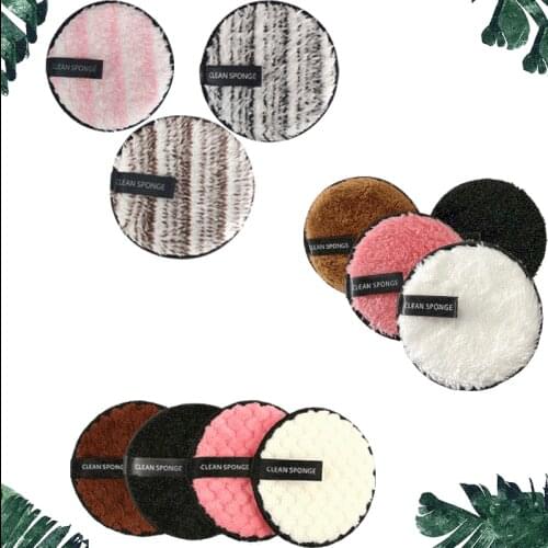 1/3PCS NEW Makeup Removal Sponge Flutter Wash Cleaning Cotton Flapping Reusable Wet Sponge Face Puff Soft Natural Cleaner Tools