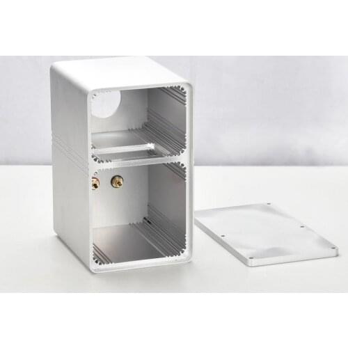 1pcs full aluminum bookshelf speaker DIY box ELAC 310ce classic style profile made of empty chassis