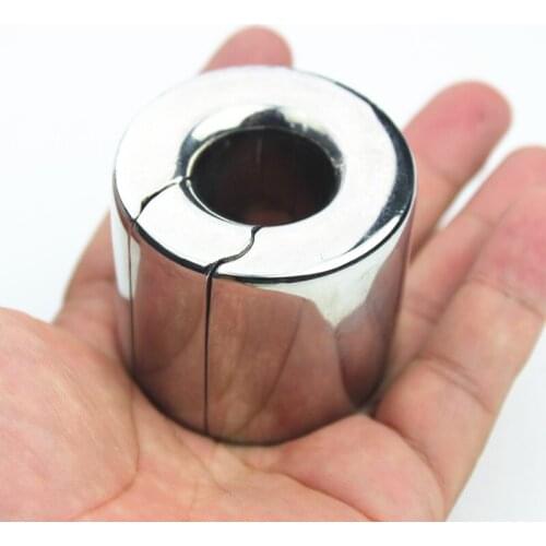 Male Scrotum Matel Pendants Bound Penis Pendant Penis Bondage Iron Eggs Testicular Interest Penis Ring Adult Sex Toys BB2-2-107