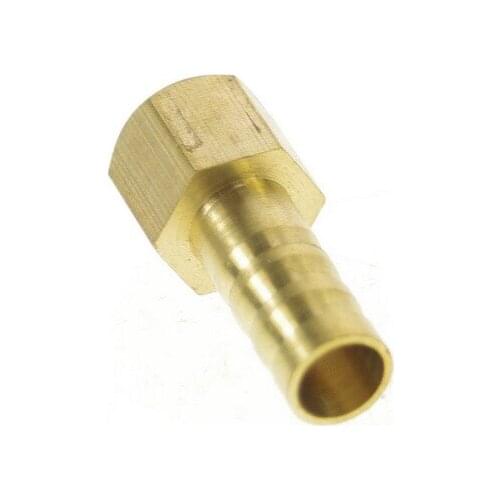 5pcs 1/8" BSP Female-8mm Barb Hose Brass Adapter Coupler 8mm-1/8" BSP