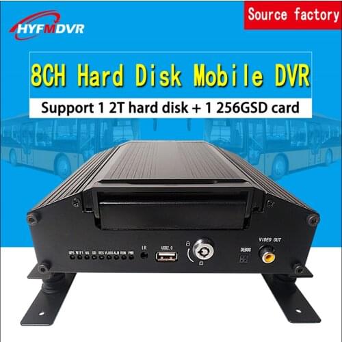 8-channel monitoring local AHD panoramic image docking OBD PAL/NTSC system Mobile DVR tanker/transporter/tourist car DC8V-36V