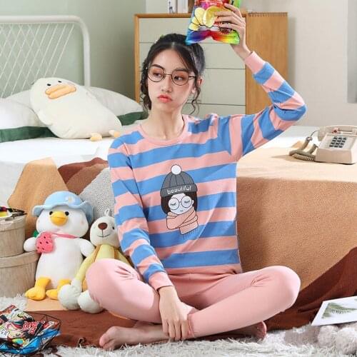 Kids Boys Clothes Teenage Girls Pajamas Sets Children Long Sleeve Cotton Autumn Pajamas for Teens Pyjamas Children Homewear