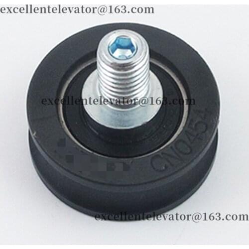 CN0454 Elevator Eccentric Roller OD35mm W14mm H28mm Bearing 6000 M10 35*14*6000 Use For Kone