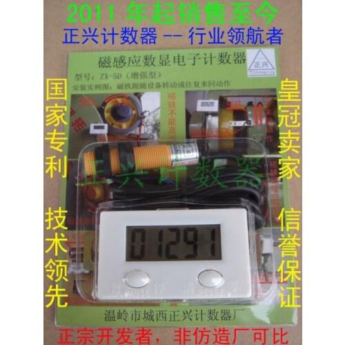 Digital display punch electronic counter