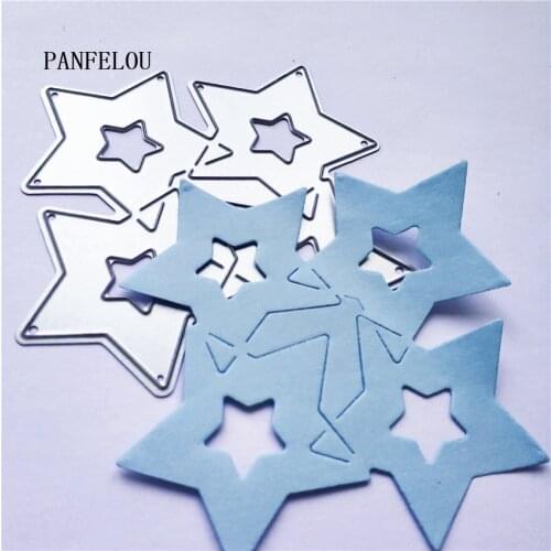 The stars platter cuts dies cutting Scrapbooking DIY paper die metal craft Halloween Easter wedding cards