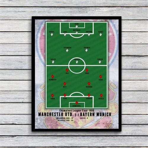 Classic Football Matches Art Canvas Painting Wall Art Pictures prints home decor Wall poster decoration for living room