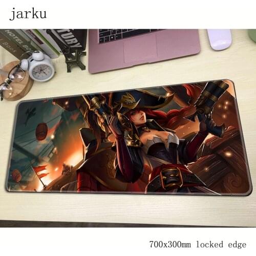Miss fortune mouse pad gamer 700x300mm notbook mouse mat large gaming mousepad large lol surprise pad mouse PC desk padmouse