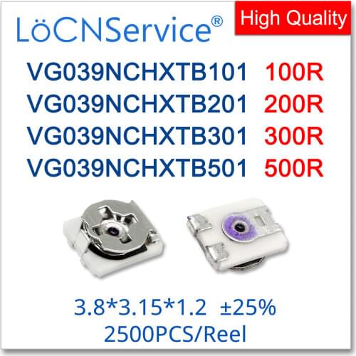 LoCNService 3*3 3.8*3.15*1.2 25% VG039NCHXTB101 100R VG039NCHXTB201 200R VG039NCHXTB301 300R VG039NCHXTB501 500R High Quality