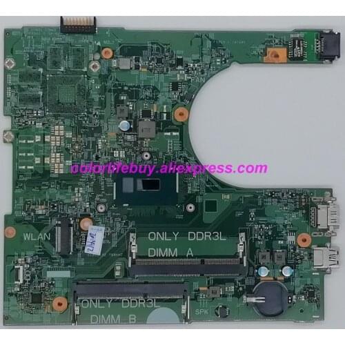 Genuine CN-03499V 03499V 3499V 14216-1 PWB:1XVKN REV:A00 w 3805U CPU Laptop Motherboard for Dell Inspiron 3458 3558 Notebook PC