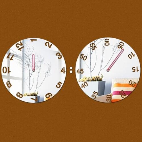 New acrylic diy wall clock watches clocks quartz circular needle living room personalized fashion watch home decoration