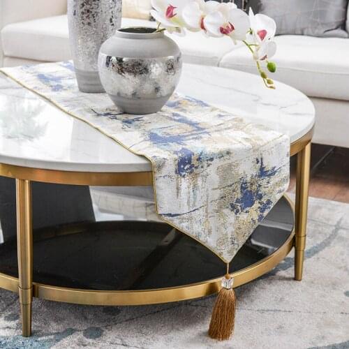 Nordic Table Runner luxury Modern Hotel Bed Flag Bed Tail Towel TV Cabinet Cover Dining Table Napkin cloth Home Textile Decor