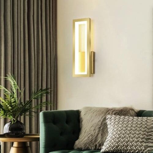 LED Wall Lamp Modern Minimalist Bedroom Bedside Lighting Fixture 16W Indoor Home Wall Sconce For Living Room Sofa Background