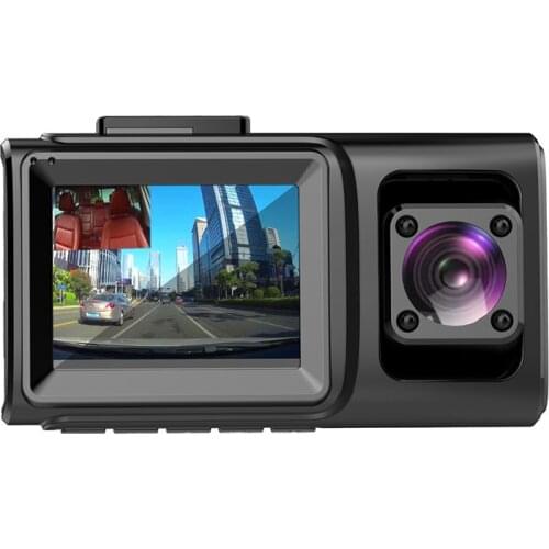 UNCOM DVR Dash front and rear dual recording 1080P reversing image infrared night vision GPS track query car dvr reversing image