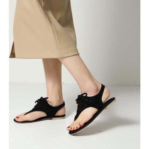 Summer 2021 European-american womens sandals flat low heel fashion temperament-2021-8