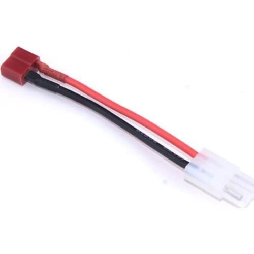 Female Deans T Plug to Male Tamiya Connector Conversion Cable 16AWG Airsoft Gun Battery RC Drone Car Battery Adapter