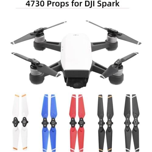 4 Pieces Propeller Quick-Release Folding 4730 Props for DJI Spark 4730F Folding Blades Mini Camera Drone Accessories