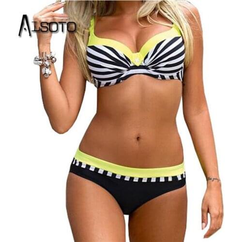 Alsoto Striped Swimwear