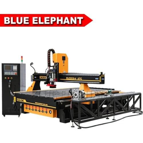 ATC CNC Router 2030 9kw Air Cooling Spindle Linear Auto Changer Engraving Pattern on MDF Woodworking Machine