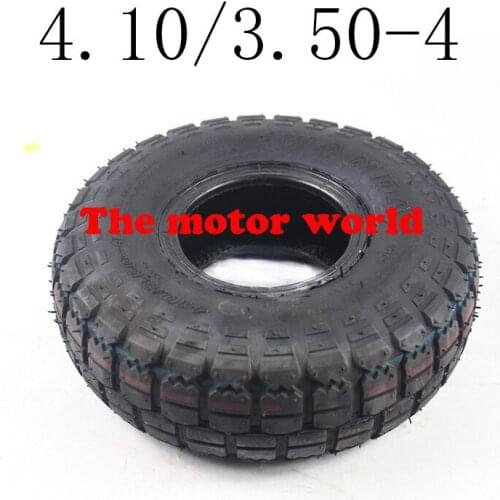 Free Shipping Good Quality 4.10/3.50-4 Tire Scooter Tyre Mini ATV Wheel Tire 3.50-4 Inner Tube Fit for Wanda Wheel Tires Trolley