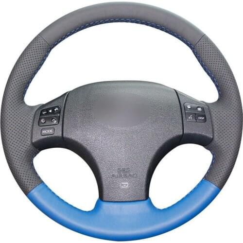 DIY Sewing-on PU Leather Steering Wheel Cover Exact Fit For Lexus IS250 2010