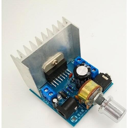 DC12V 15W+15W TDA7297 Two-channel noise-free power amplifier board 50x50x42mm