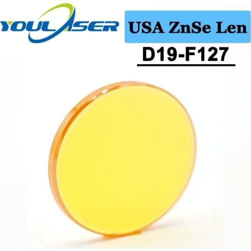 USA CVD ZnSe Co2 Laser Focus Lens 19.05mm Diameter FL127mm 5inches For CO2 Laser Engraving And Cutting Machine