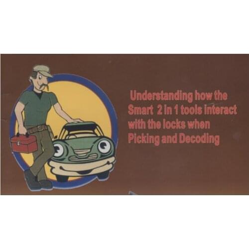 Only PDF Instrution FOR Lishi 2 In 1 TOOL 2in1 Book User Manual User Guide FOR CAR LOCK With Pdf Manual