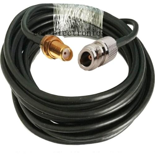 SMA Female Jack to N Female connector RG58 Coaxial Cable Pigtail Coax cable 50cm 1m 2m 3m 5m 10m 15m 20m 30m
