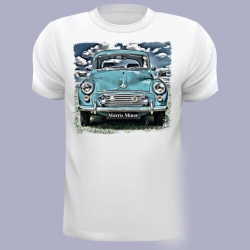 Creative Design 3D Printed Funny Tshirts Morris Minor Unique Design White T Shirt Choose Your Sizearmy T Shirt